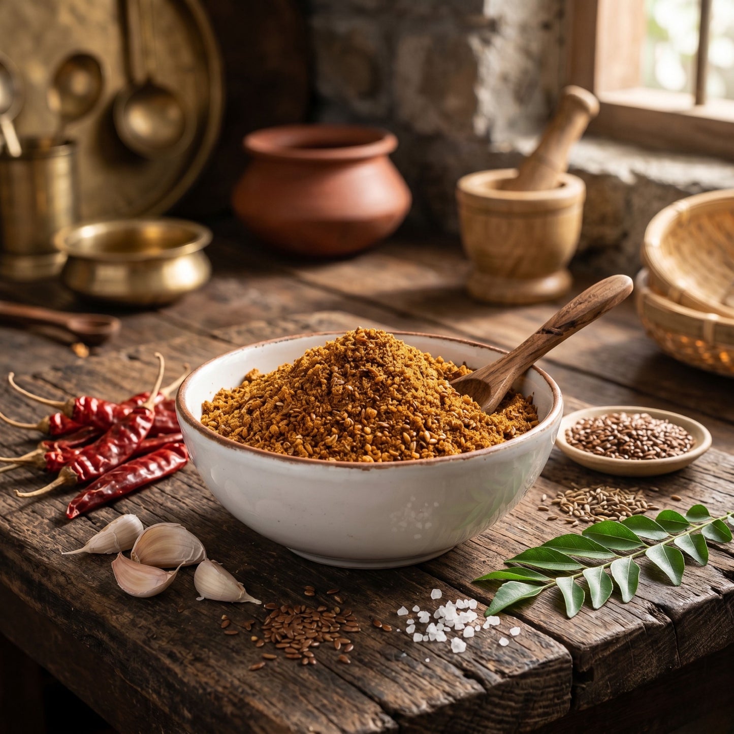 Flaxseed powder ( aviseginjala kaarappodi)